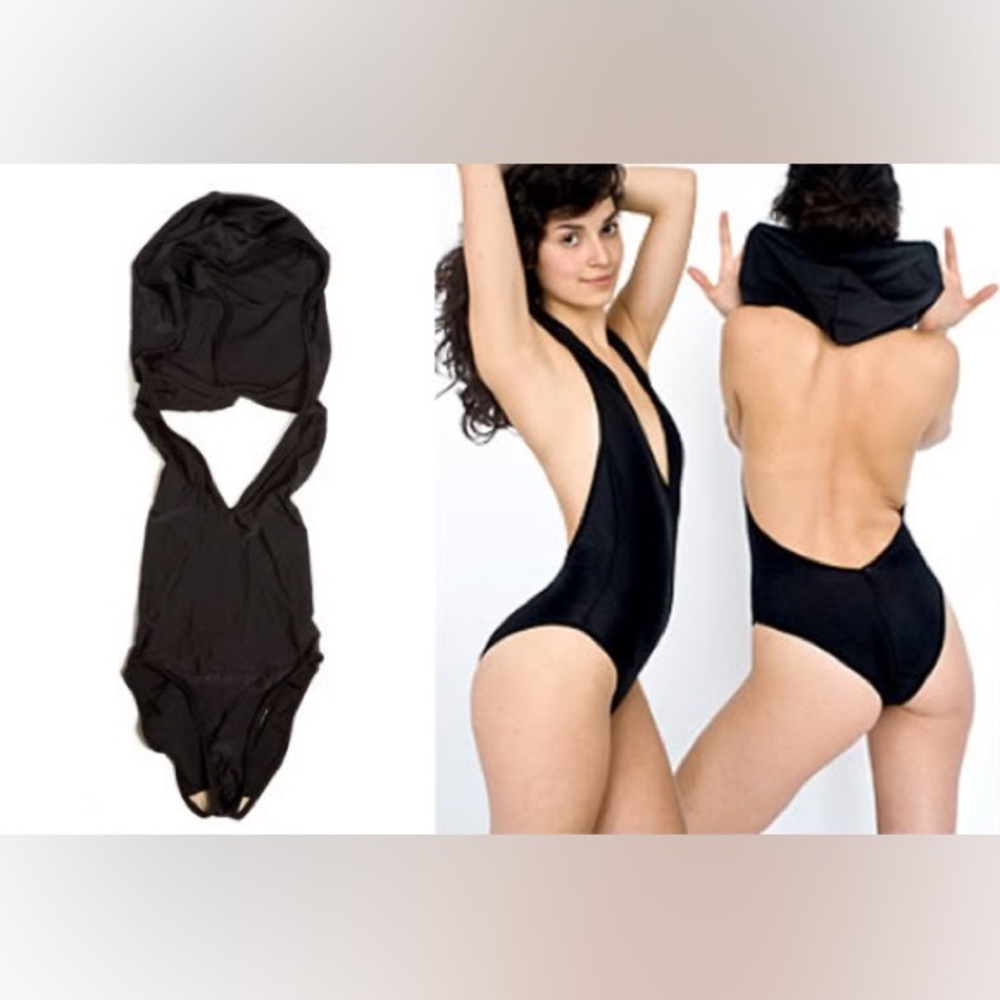 HP⭐️American Apparel Hooded Swimsuit